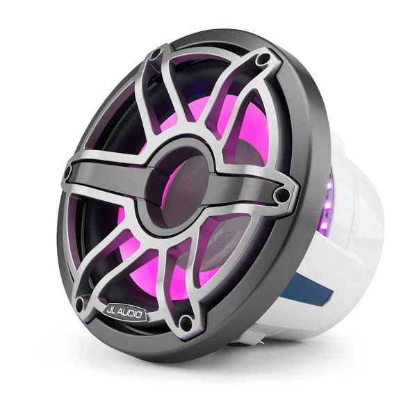 Subwoofer marin M6 encastrable JL Audio - 10" sport gris avec LED - N°20 - comptoirnautique.com