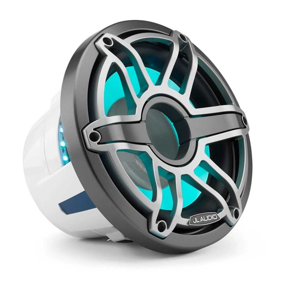 Subwoofer marin M6 encastrable JL Audio - 10" sport gris avec LED - N°21 - comptoirnautique.com