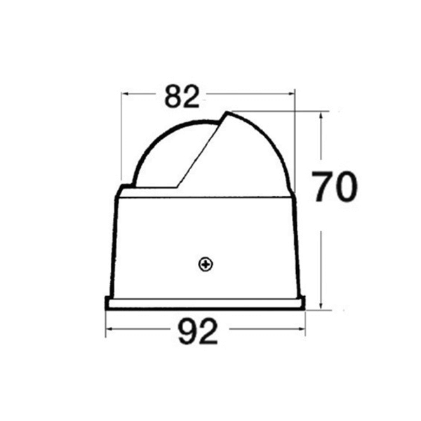 Bussola RIVIERA BS1 2"1/2 rosa nero/cassa nera - N°2 - comptoirnautique.com