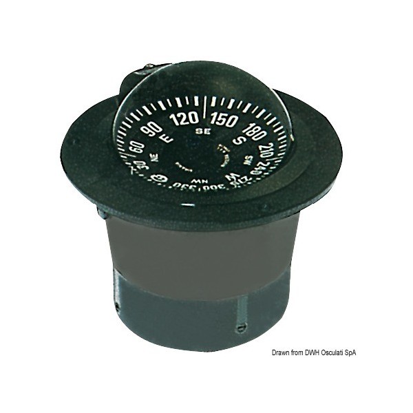 4" RIVIERA BU1/AV built-in compass - N°1 - comptoirnautique.com
