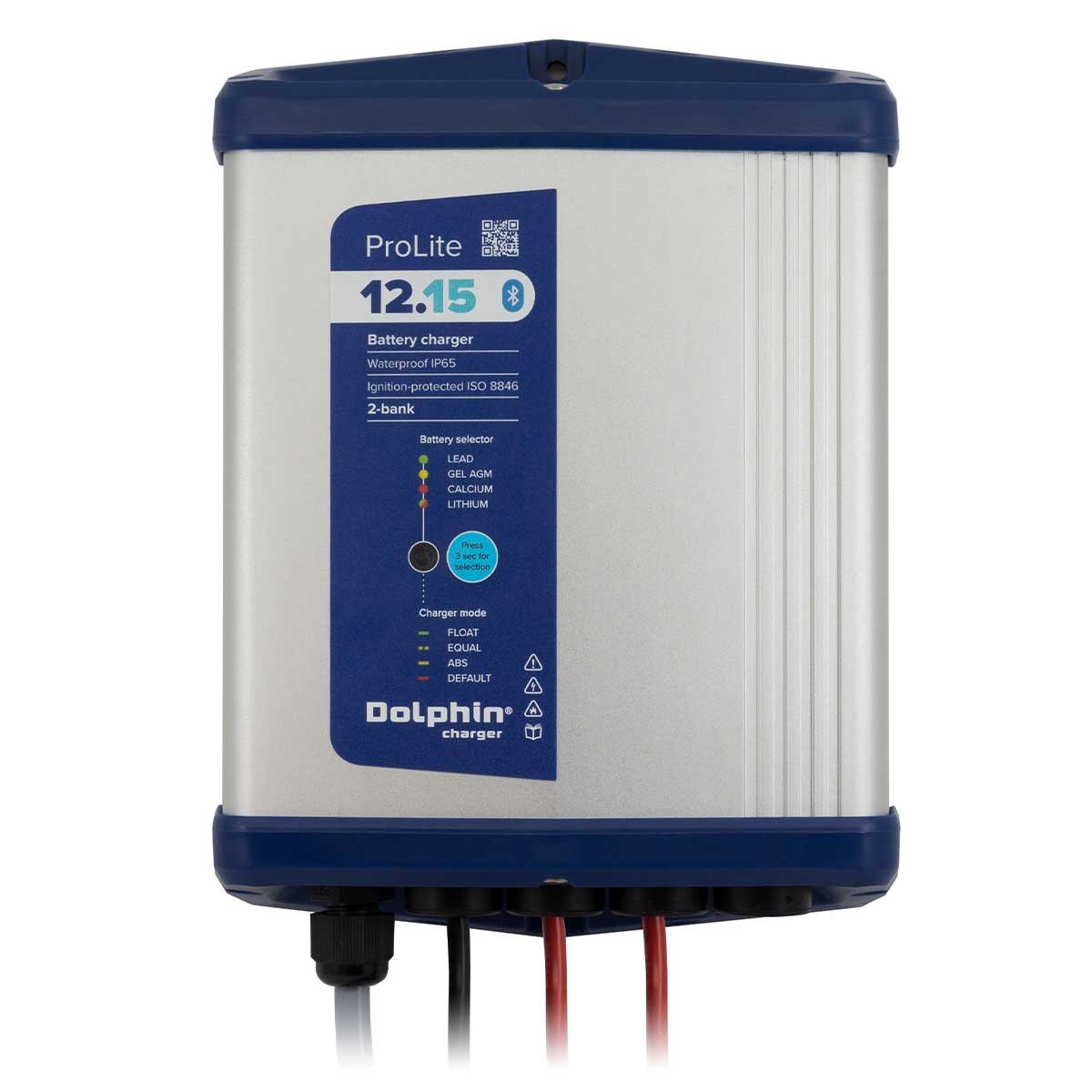 Chargeur de batterie 12V - étanche IP65 - Pro Lite - 2 sorties - 15A