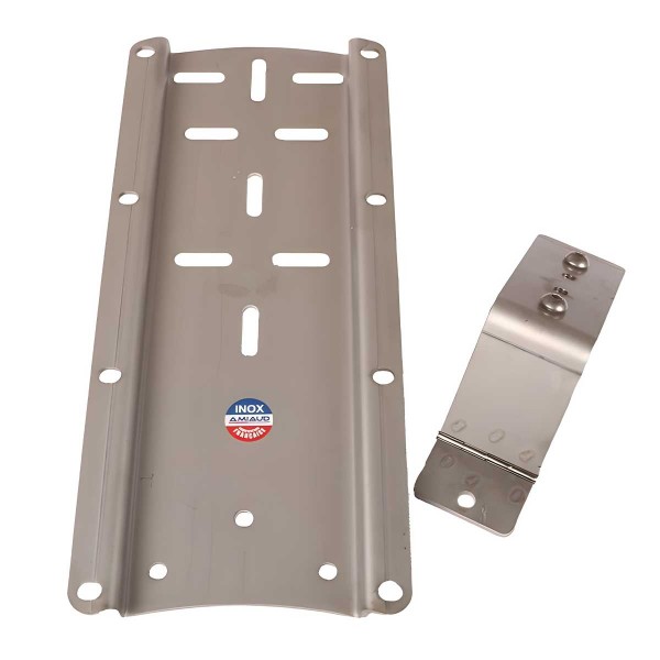 Plaque inox fixation moteur avant - N°4 - comptoirnautique.com