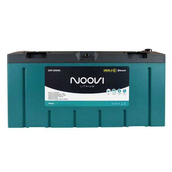 LifePo4 Bluetooth 12V-100A lithium service battery - N°1 - comptoirnautique.com