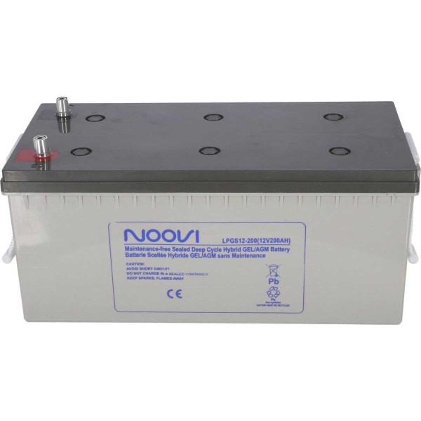Hybrid gel AGM 12V 200A battery - N°5 - comptoirnautique.com