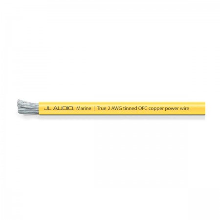 Câble d'alimentation ABYC 2 AWG 15,2 m jaune