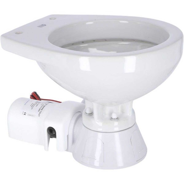 Klassisches elektrisches WC 12V - Kompakte Schüssel - N°5 - comptoirnautique.com