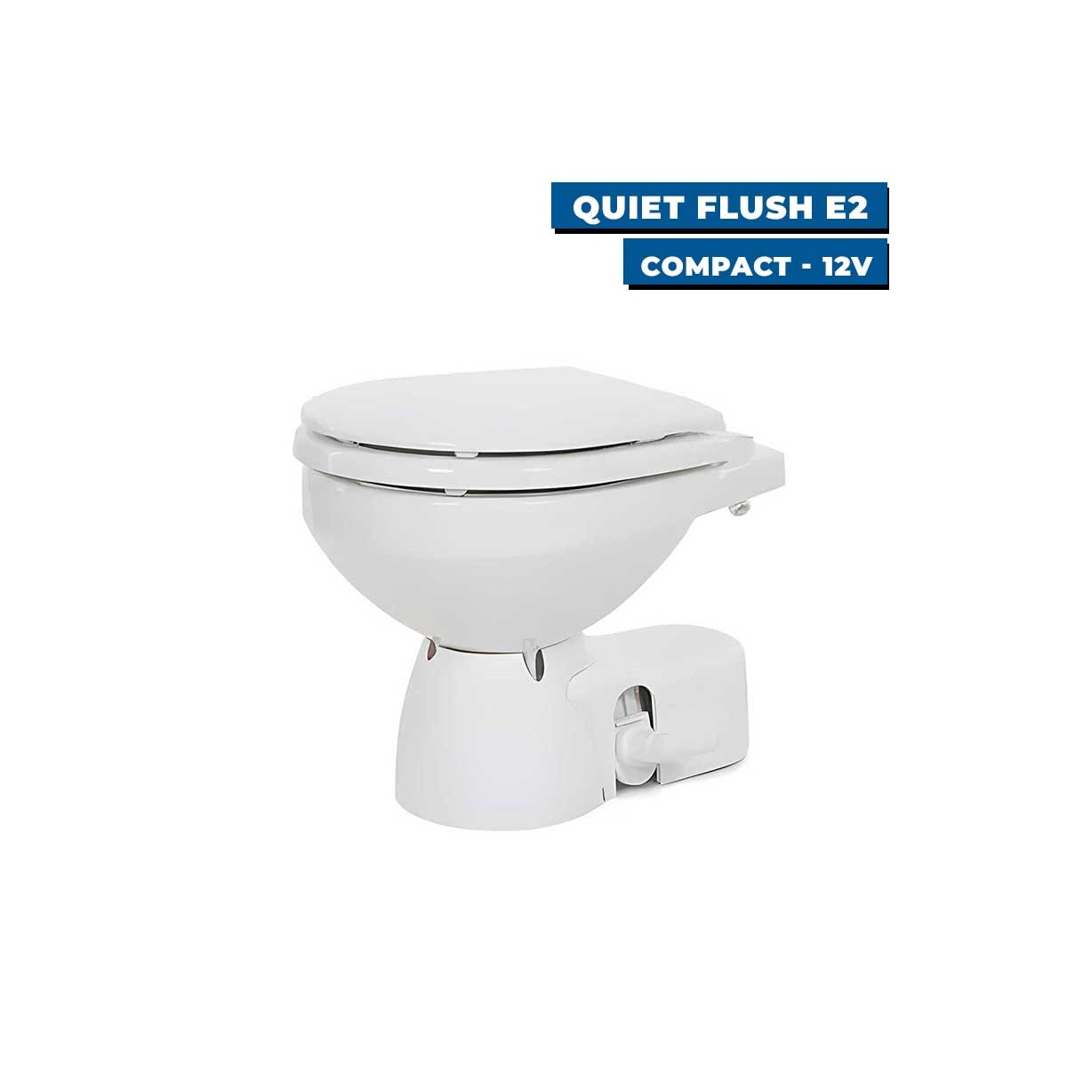 WC électrique Quiet Flush E2 avec électrovanne Compact 12V