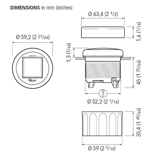 Kettenzähler SMART CHC - N°5 - comptoirnautique.com