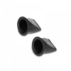 Kit 2x 1"1/2 valves, black