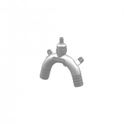 Anti-siphon elbow 1''1/2 White