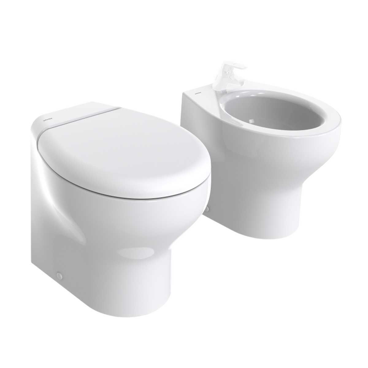 WC électrique Silence Plus 2G 24 V avec bidet