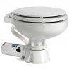 Compact electric toilet with plastic seat 24 V