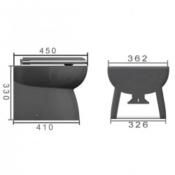 WC elettrico Luxury Low 24V