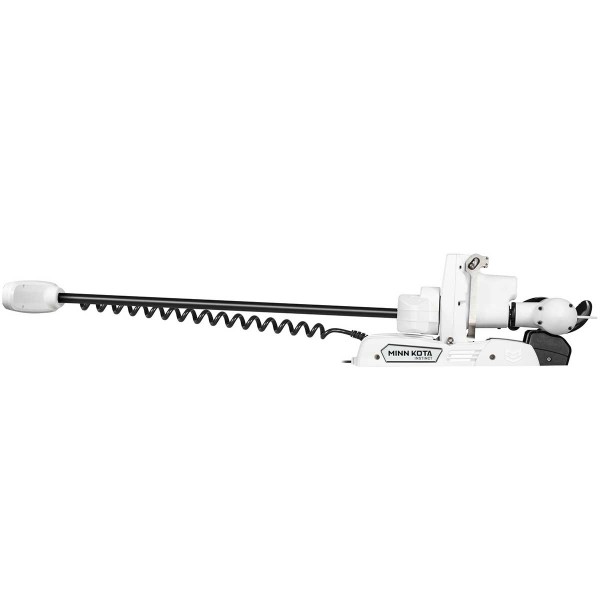 Moteur avant Minn Kota RIPTIDE INSTINCT QUEST blanc + télécommande - mer - arbre fibre de carbone - N°13 - comptoirnautique.com