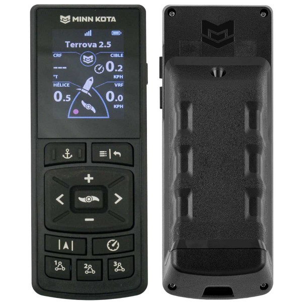 Moteur avant Minn Kota RIPTIDE TERROVA QUEST mer + télécommande - 24V/36V - 90/115LBS - télécommande sans fil Quest - N°15 - comptoirnautique.com