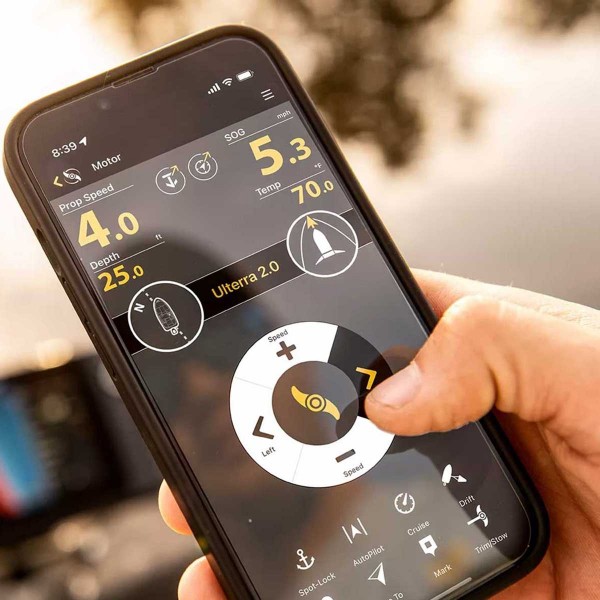 Moteur avant Minn Kota RIPTIDE TERROVA QUEST mer + télécommande - 24V/36V - 90/115LBS - app mobile One-Boat network - N°17 - comptoirnautique.com