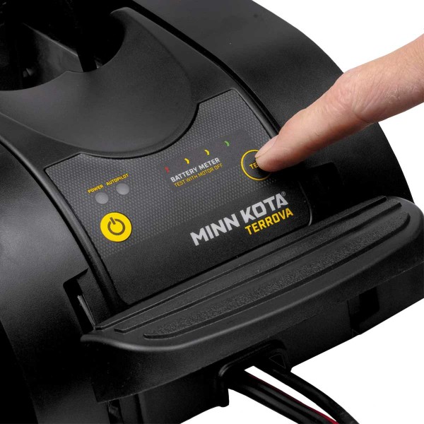 Moteur électrique avant Minn Kota TERROVA GPS 55 Lbs avec jauge de batterie et digital maximizer - N°8 - comptoirnautique.com