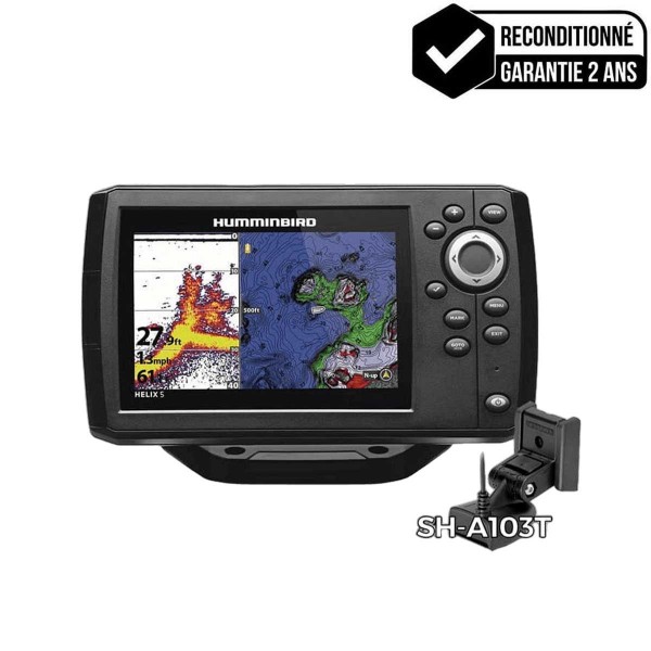 Helix 5 G3 CHIRP 2D DS + transom probe - Refurbished - N°2 - comptoirnautique.com
