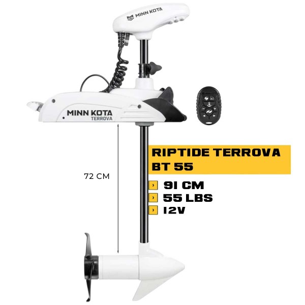 Motor delantero RIPTIDE TERROVA 55 Lbs GPS especial para kayaks - N°3 - comptoirnautique.com