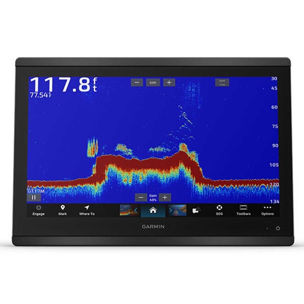 Sondeur traditionnel Chirp en bande moyenne Sonde Garmin traversante GT17M-THF Chirp Inox - N°9 - comptoirnautique.com