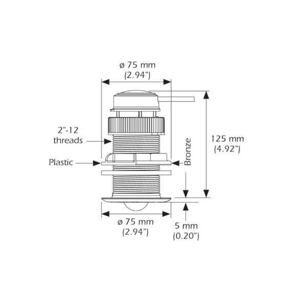 Passe Rumpf für loch Ultrasonic - N°3 - comptoirnautique.com