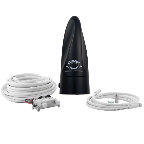 GLOMEX Avior TV/AM-FM Antenne schwarz - N°3 - comptoirnautique.com
