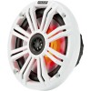 2 altifalantes de 6,5'' com grelhas brancas e pretas - LED - N°6 - comptoirnautique.com