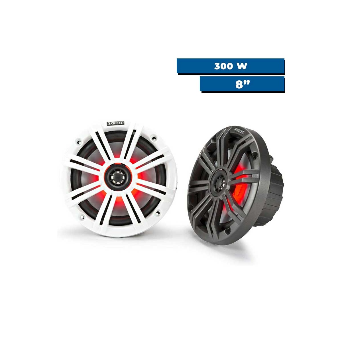 Haut-parleurs KM8 avec LED 300W