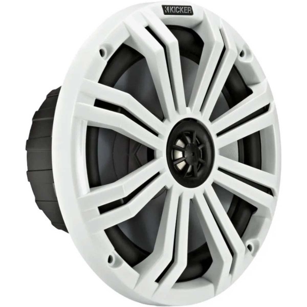 2 altoparlanti-altoparlanti da 6,5'' con griglia bianca e nera - LED - N°14 - comptoirnautique.com