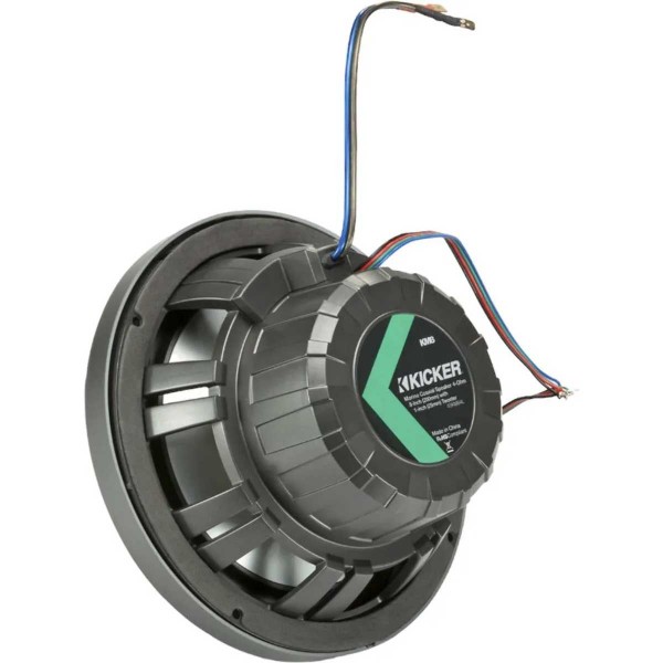 2 altoparlanti-altoparlanti da 6,5'' con griglia bianca e nera - LED - N°15 - comptoirnautique.com