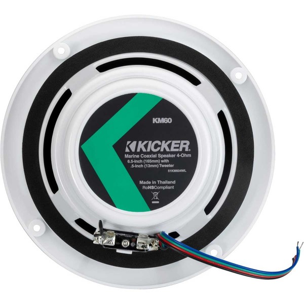 Haut-parleurs KM604 6.5" avec LED - N°8 - comptoirnautique.com