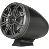 2 altoparlanti cono da 6,5''- KMFC 65W LED - Nero - Montaggio piatto - N°1 - comptoirnautique.com