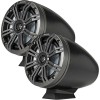 2 altifalantes 6,5'' cone - KMFC 65W LED - Preto - Montagem plana - N°5 - comptoirnautique.com