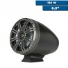 2 speakers 6.5'' cone - KMFC 65W LED - Black - Flat mount
