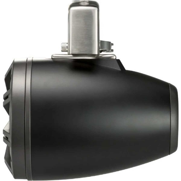 2 haut parleurs cône 6.5'' - KMTC 65W LED - Noir - Montage barre - N°20 - comptoirnautique.com