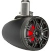 2 speakers 6.5'' cone - KMTC 65W LED - Black - Bar mount - N°2 - comptoirnautique.com
