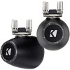 2 Lautsprecher mit 6.5''-Konus - KMTC 65W LED - Schwarz - Stangenmontage - N°6 - comptoirnautique.com