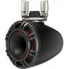 2 Lautsprecher mit 6.5''-Konus - KMTC 65W LED - Schwarz - Stangenmontage - N°2 - comptoirnautique.com