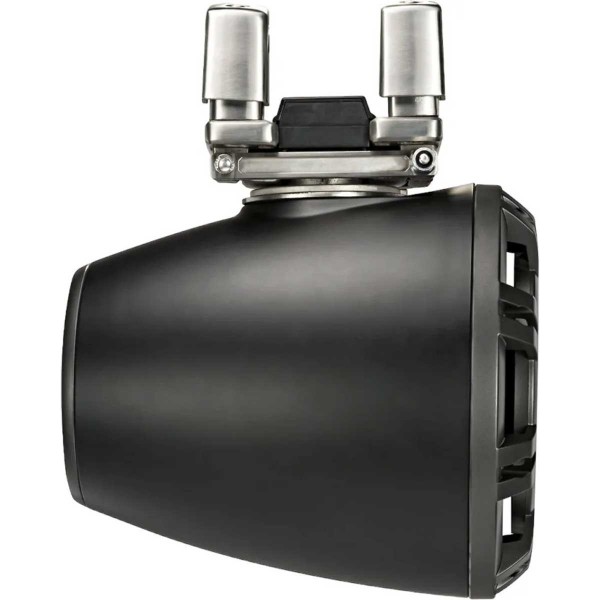 2 Lautsprecher mit 6.5''-Konus - KMTC 65W LED - Schwarz - Stangenmontage - N°42 - comptoirnautique.com