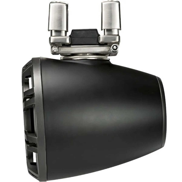 2 Lautsprecher mit 6.5''-Konus - KMTC 65W LED - Schwarz - Stangenmontage - N°41 - comptoirnautique.com