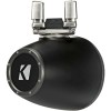 2 Lautsprecher mit 6.5''-Konus - KMTC 65W LED - Schwarz - Stangenmontage - N°13 - comptoirnautique.com