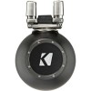 2 Lautsprecher mit 6.5''-Konus - KMTC 65W LED - Schwarz - Stangenmontage - N°14 - comptoirnautique.com