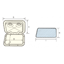 KROME access hatch - 460 x...