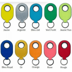 1 set of 10-key rings - 1...