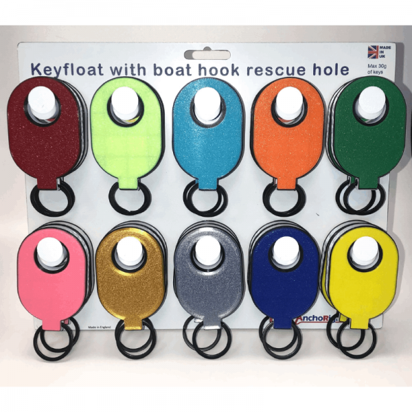 1 set de 10 porte-clés - 1 de chaque couleur - N°2 - comptoirnautique.com