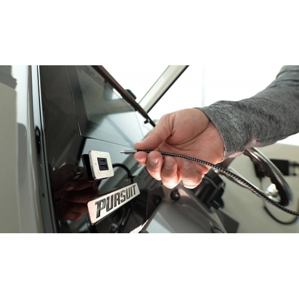 Carregador de interior USB-A / USB-C - Aço inoxidável - N°4 - comptoirnautique.com