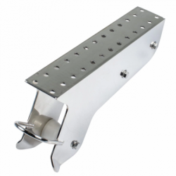 Fixed bow roller for Pontoon