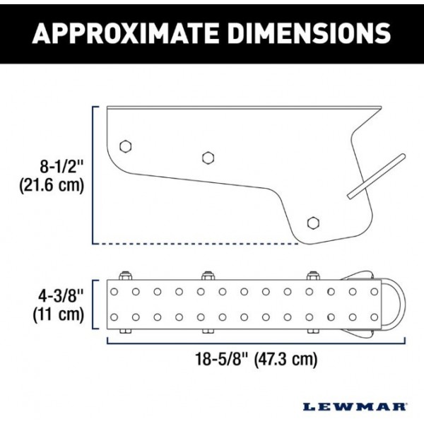 Davier d'étrave fixe pour Pontoon - N°4 - comptoirnautique.com