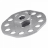 Fixation femelle à tête ronde Ø 38 mm et écrou fileté M10 - Inox (sachet de 10) - N°1 - comptoirnautique.com