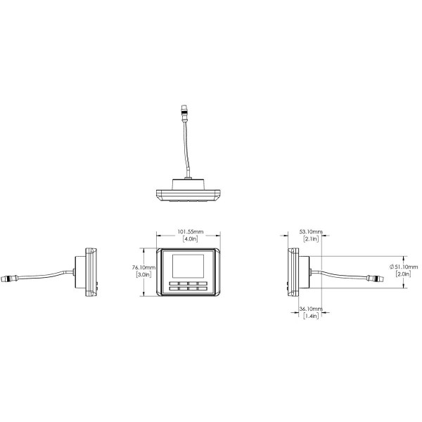 Remote-Display KRC55 für KMC5 - N°4 - comptoirnautique.com